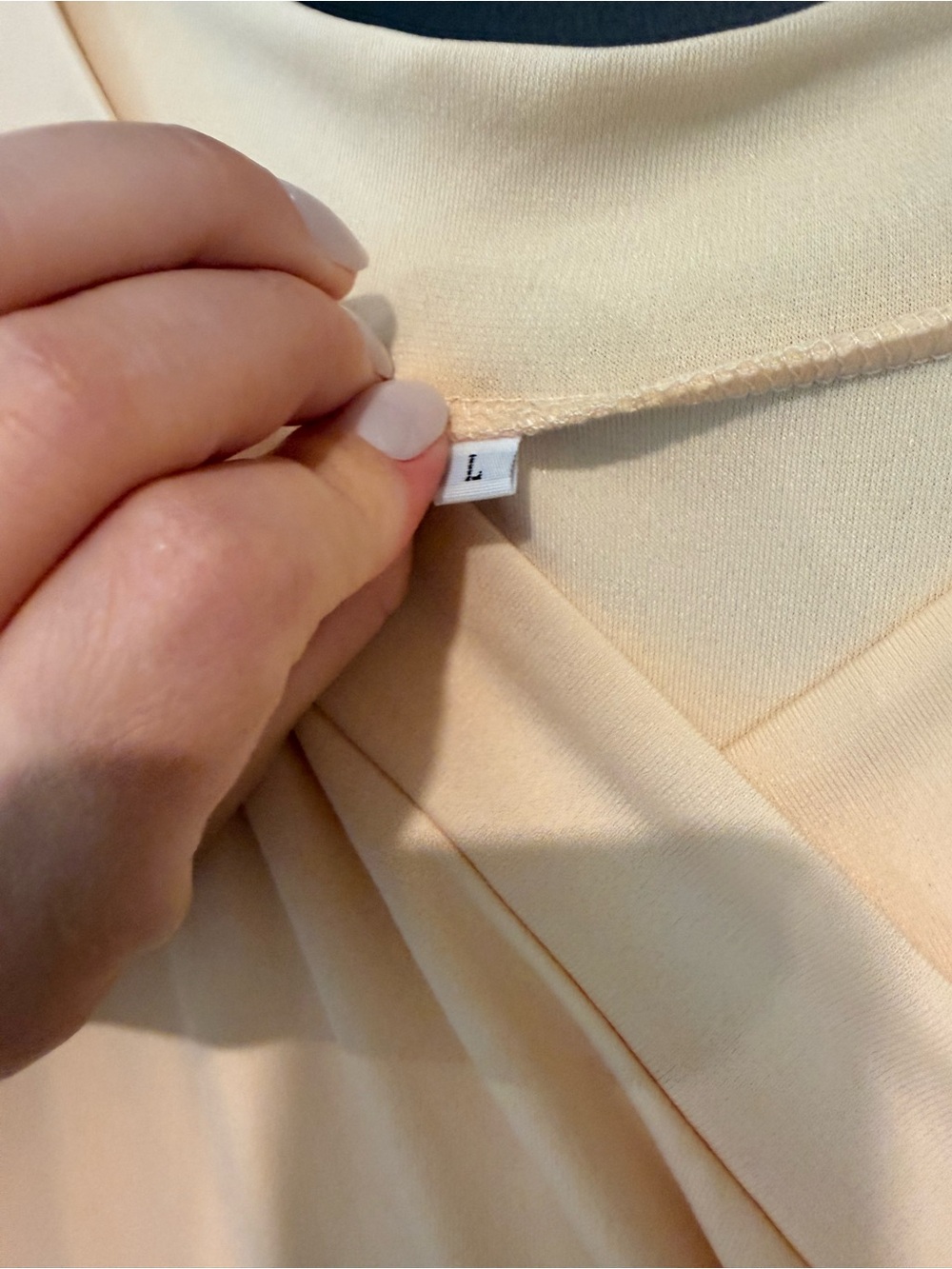 Off-Shoulder Maternity Maxi Dress - Peach - Picture 5 of 7